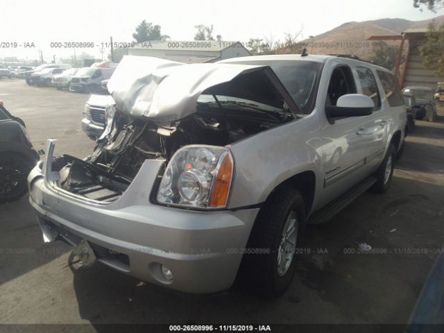 1GKS1KE05BR391482 - 2011 GMC YUKON XL C1500 SLT Silver photo 2