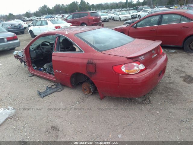 2T1CF22P13C609657 - 2003 TOYOTA CAMRY SOLARA SE/SLE Red photo 3