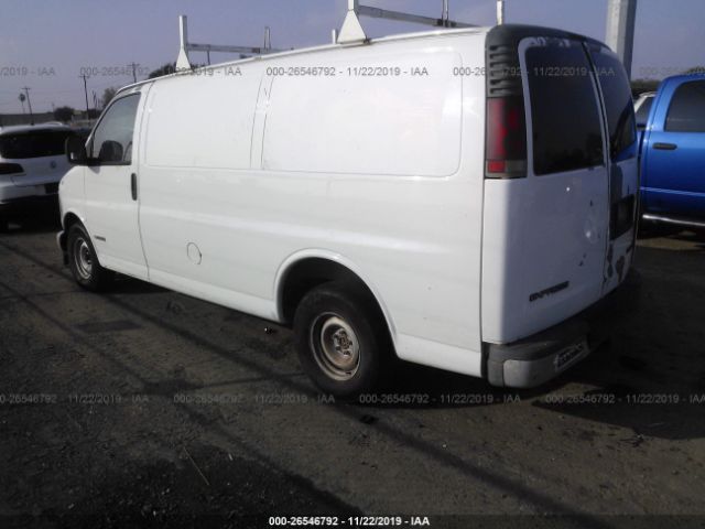 1GCFG15M2Y1161785 - 2000 CHEVROLET EXPRESS G1500  White photo 3