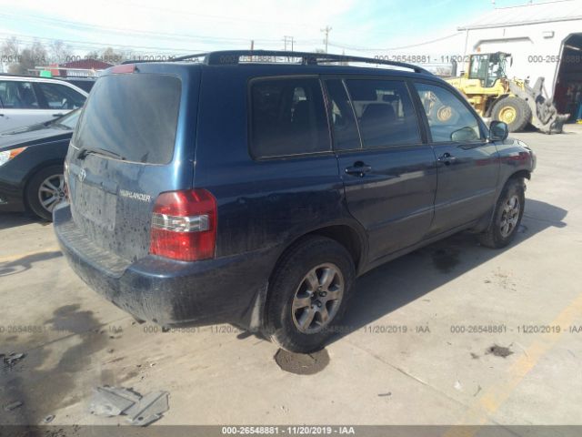 JTEDP21A460106598 - 2006 TOYOTA HIGHLANDER LIMITED Blue photo 4