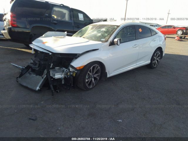 2HGFC2F85KH585765 - 2019 HONDA CIVIC SPORT White photo 2