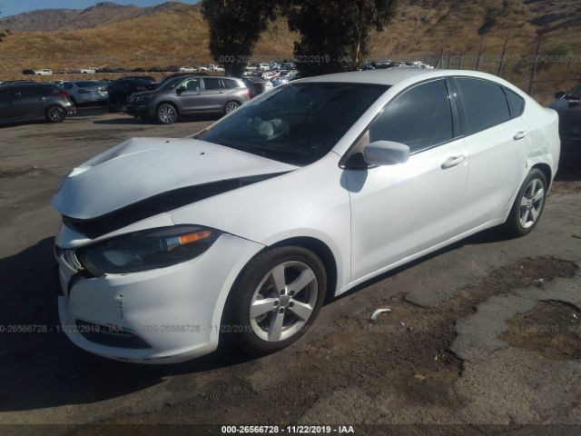 1C3CDFBB6GD606042 - 2016 DODGE DART SXT White photo 2