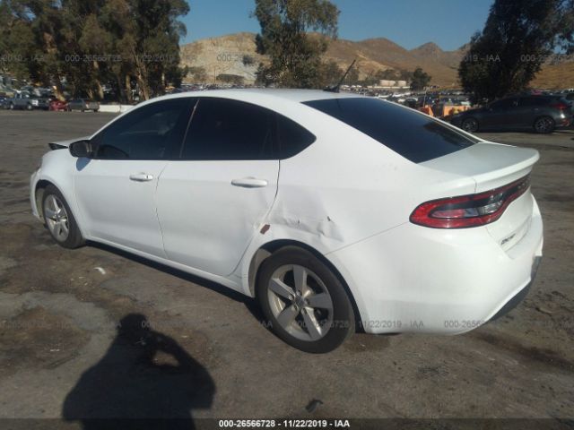 1C3CDFBB6GD606042 - 2016 DODGE DART SXT White photo 3