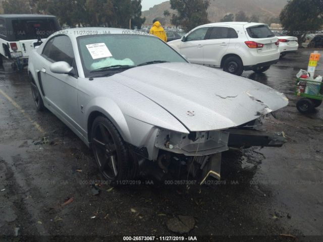 1FAFP48Y14F195543 - 2004 FORD MUSTANG COBRA SVT Silver photo 1