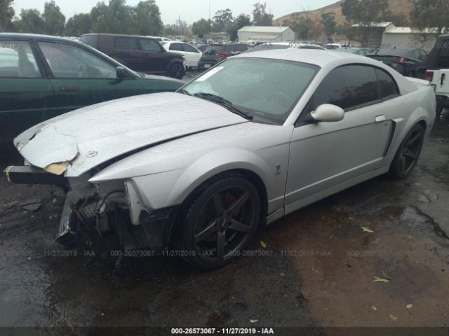 1FAFP48Y14F195543 - 2004 FORD MUSTANG COBRA SVT Silver photo 2