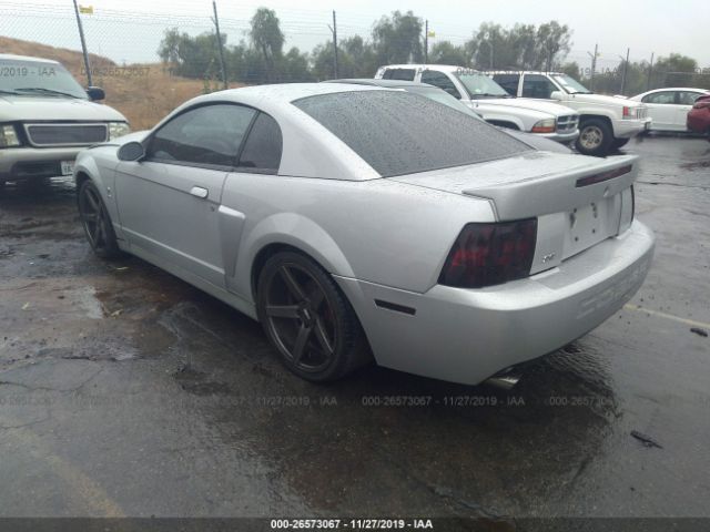 1FAFP48Y14F195543 - 2004 FORD MUSTANG COBRA SVT Silver photo 3