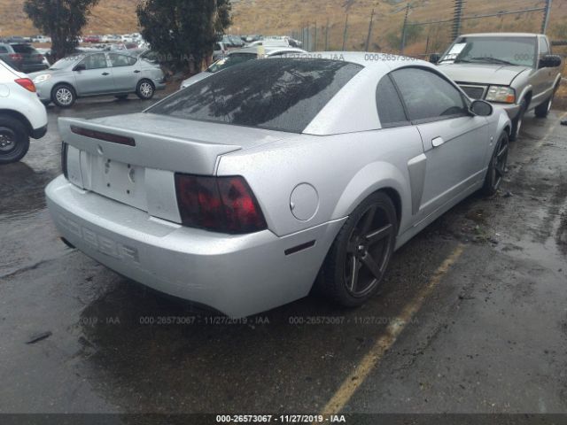 1FAFP48Y14F195543 - 2004 FORD MUSTANG COBRA SVT Silver photo 4