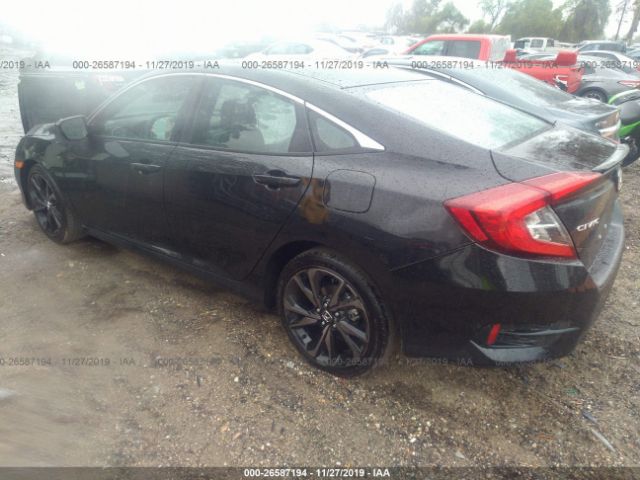 19XFC2E84KE037431 - 2019 HONDA CIVIC SPORT 黑色 照片 3