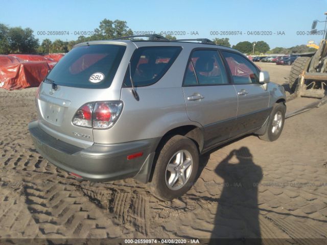 JTJHF10U320251184 - 2002 LEXUS RX 300 Silver photo 4