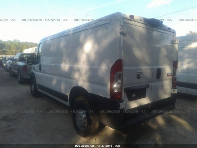 3C6TRVAG4KE553568 - 2019 RAM PROMASTER 1500 1500 STANDARD White photo 3