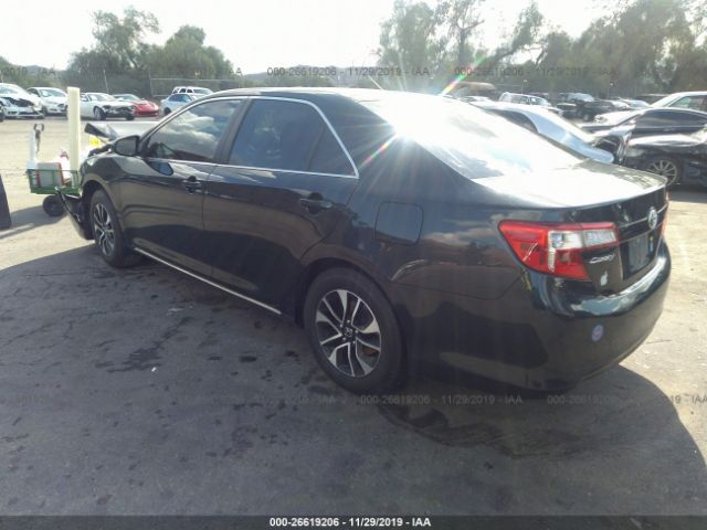 4T4BF1FK9ER346930 - 2014 TOYOTA CAMRY L/SE/LE/XLE 黑色 照片 3
