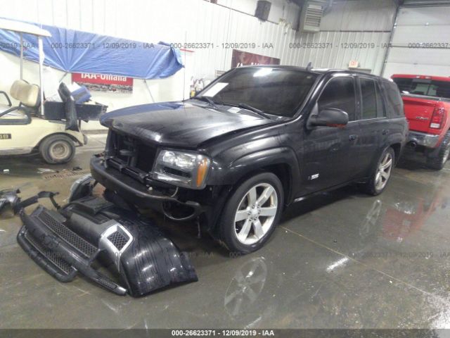 1GNET13H772178062 - 2007 CHEVROLET TRAILBLAZER SS Black photo 2