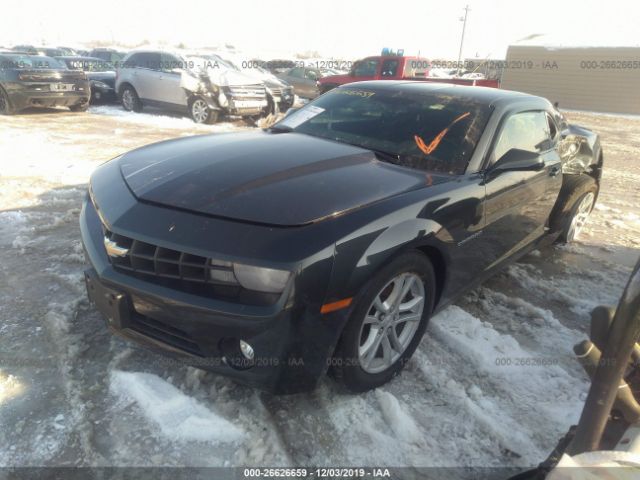 2G1FB1E39D9115004 - 2013 CHEVROLET CAMARO LT Gray photo 2