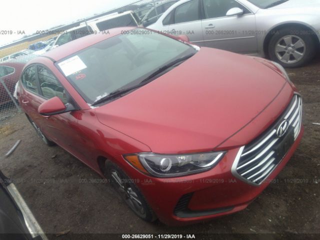 5NPD84LF7HH171425 - 2017 HYUNDAI ELANTRA SE/VALUE/LIMITED Red photo 1