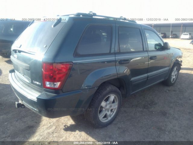 1J4GR48K95C554574 - 2005 JEEP GRAND CHEROKEE LAREDO/COLUMBIA/FREEDOM 绿色 照片 4