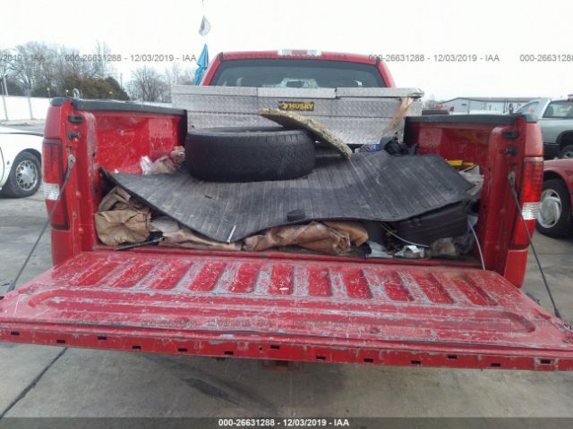 1FTRF12W38KE25807 - 2008 FORD F150  Red photo 8