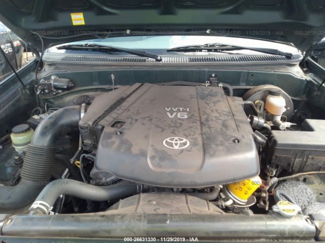 5TBRU34146S484656 - 2006 TOYOTA TUNDRA ACCESS CAB SR5 Green photo 10