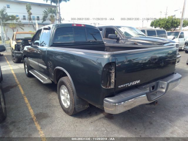 5TBRU34146S484656 - 2006 TOYOTA TUNDRA ACCESS CAB SR5 Green photo 3