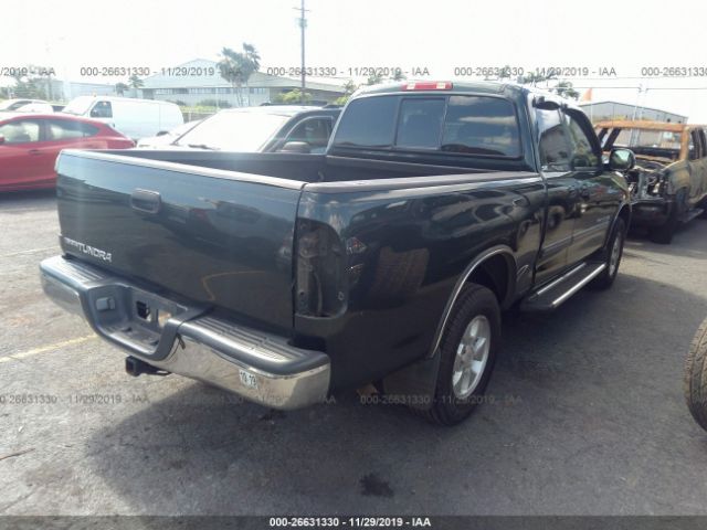 5TBRU34146S484656 - 2006 TOYOTA TUNDRA ACCESS CAB SR5 Green photo 4