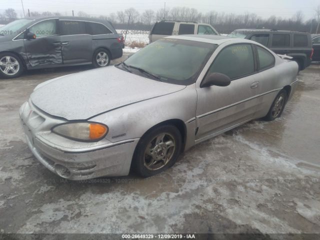 1G2NW12E93C103329 - 2003 PONTIAC GRAND AM GT Silver photo 2