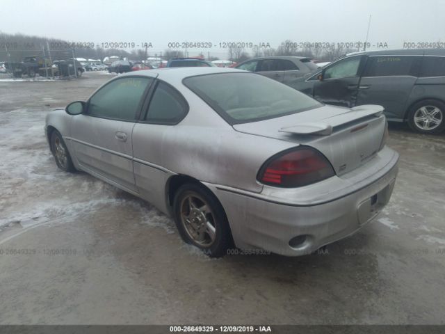 1G2NW12E93C103329 - 2003 PONTIAC GRAND AM GT Silver photo 3