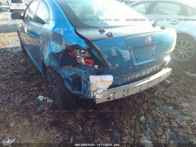 JTKDE3B72A0315391 - 2010 TOYOTA SCION TC  Blue photo 6