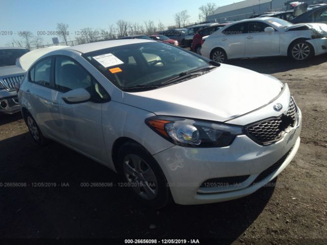 KNAFX4A65G5555990 - 2016 KIA FORTE LX Ağ foto 1