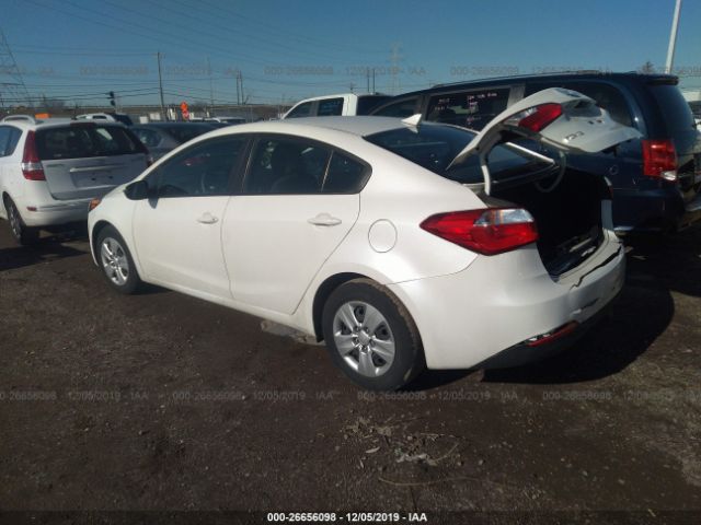 KNAFX4A65G5555990 - 2016 KIA FORTE LX Ağ foto 3