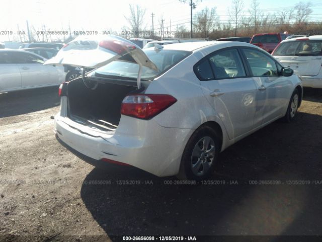 KNAFX4A65G5555990 - 2016 KIA FORTE LX Ağ foto 4