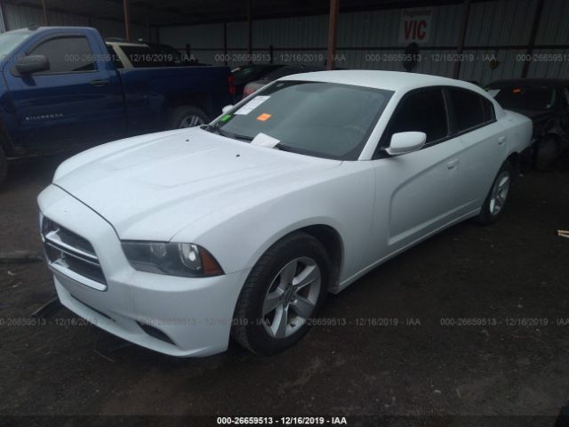 2B3CL3CG8BH544096 - 2011 DODGE CHARGER  White photo 2