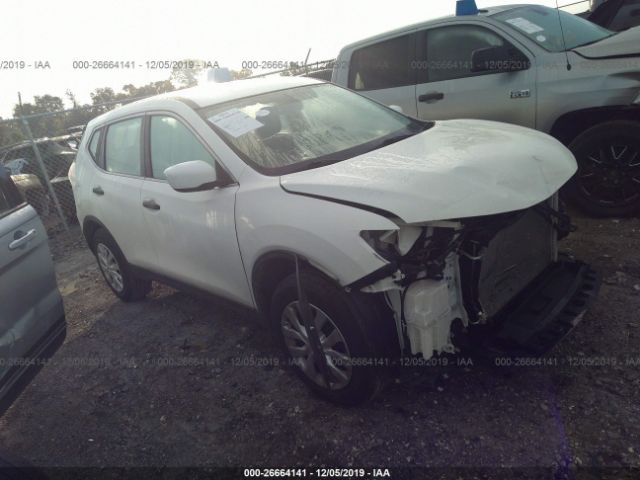 JN8AT2MT3GW007483 - 2016 NISSAN ROGUE S/SL/SV Silver photo 1