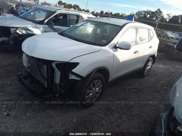 JN8AT2MT3GW007483 - 2016 NISSAN ROGUE S/SL/SV Silver photo 2