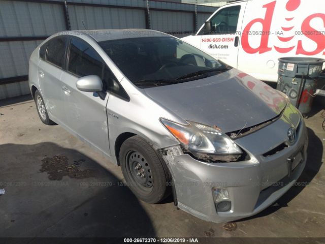 JTDKN3DU1A0095890 - 2010 TOYOTA PRIUS  Gray photo 1