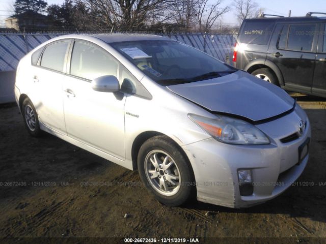 JTDKN3DU0A1087029 - 2010 TOYOTA PRIUS  Gray photo 1