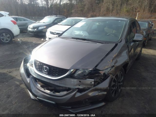 2HGFB2F81DH554406 - 2013 HONDA CIVIC EX Brown photo 6