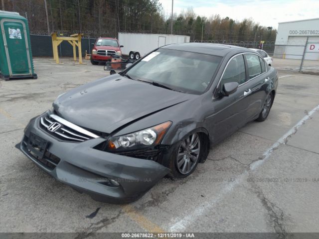 1HGCP3F87CA038414 - 2012 HONDA ACCORD EXL Gray photo 2