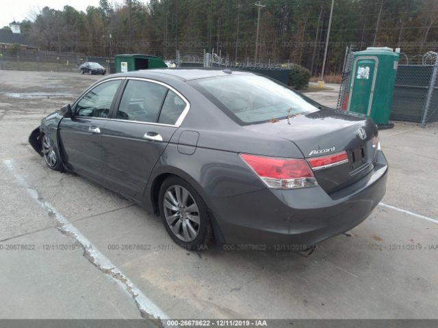 1HGCP3F87CA038414 - 2012 HONDA ACCORD EXL Gray photo 3