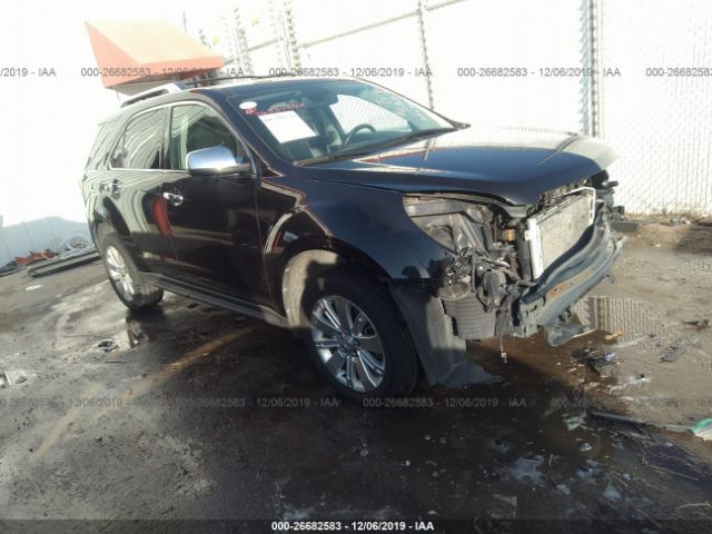 2CNFLGE55B6320855 - 2011 CHEVROLET EQUINOX LTZ Black photo 1