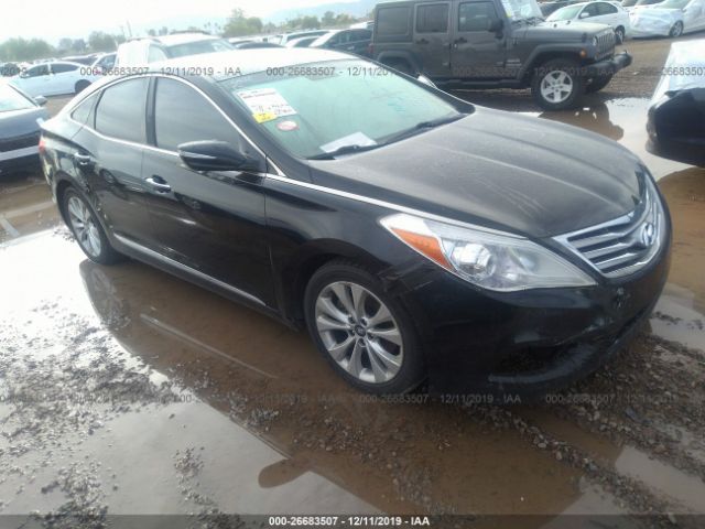 KMHFG4JG3DA240700 - 2013 HYUNDAI AZERA  Black photo 1