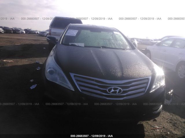 KMHFG4JG3DA240700 - 2013 HYUNDAI AZERA  Black photo 6