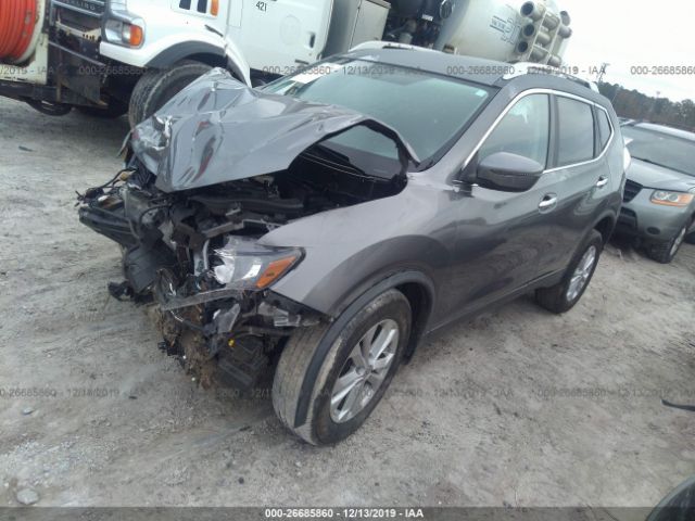 KNMAT2MV4GP624429 - 2016 NISSAN ROGUE S/SL/SV Gray photo 2