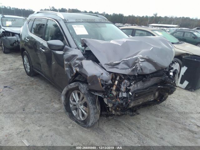 KNMAT2MV4GP624429 - 2016 NISSAN ROGUE S/SL/SV Gray photo 6