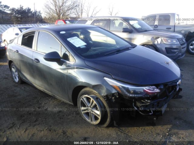 1G1BE5SMXG7277899 - 2016 CHEVROLET CRUZE LT Black photo 1