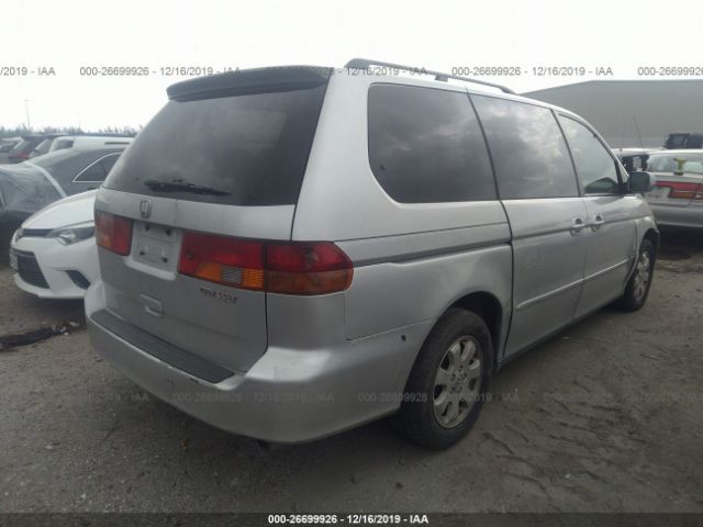 5FNRL18623B012248 - 2003 HONDA ODYSSEY EX Gray photo 4