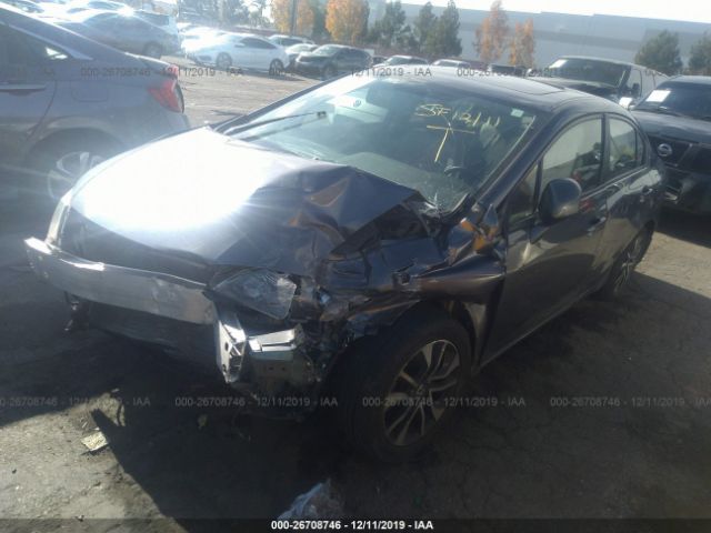 19XFB2F98DE226340 - 2013 HONDA CIVIC EXL 灰色 照片 2