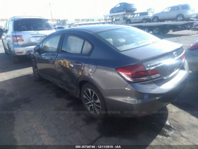 19XFB2F98DE226340 - 2013 HONDA CIVIC EXL 灰色 照片 3