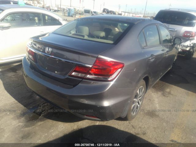 19XFB2F98DE226340 - 2013 HONDA CIVIC EXL 灰色 照片 4