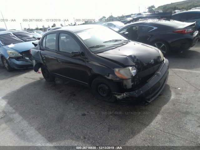 JTDBT1233Y0037780 - 2000 TOYOTA ECHO  Black photo 1