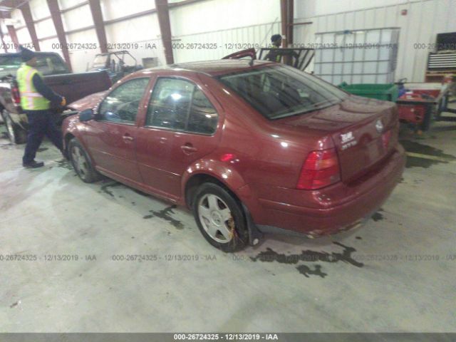 3VWSC29M8YM086360 - 2000 VOLKSWAGEN JETTA GLS Maroon photo 3