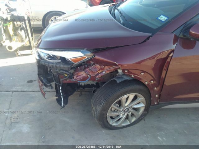 KM8J33A42JU641526 - 2018 HYUNDAI TUCSON LIMITED/SPORT AND ECO/SE Burgundy photo 6